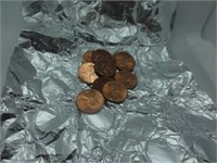(11) 1992 Lincoln head pennies