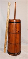 ANTIQUE WOODEN BUTTER CHURN