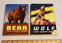 1961 BEAR AND 1962 WOLF CUB SCOUT BOOKS