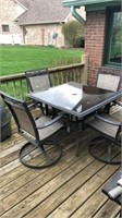Outdoor Patio table + 4-chairs