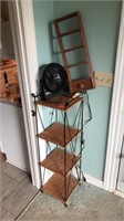 Shelf unit, Honeywell fan & wall hanging unit