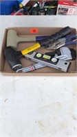 New Pipe wrench, 2-hammers, vise grips and a