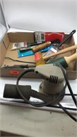 Porter Cable Sander, knives and accessories