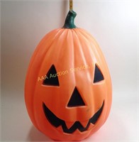 Large plastic pumpkin Halloween decor