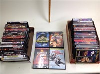 DVDs including Ghostbusters, Spaceballs, Kill Bill