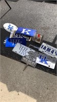 Kentucky license plates and bumper hitch