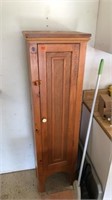5’ tall Wood paint cabinet