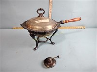 Silver Plate tray and burner