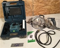 Worm Drive Skilsaw and Drill Doctor