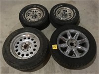 4 Tires with Alum. Rims