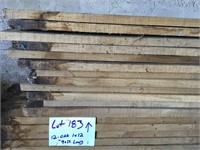 12 - Rough Sawn Oak Boards approx 1x12 x 9 ft.