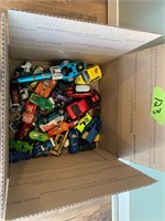 Large box lot diecast cars old and some new