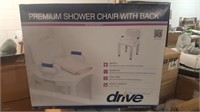 Drive Medical Premium Shower Chair w/ Back & Arms