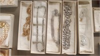 5 Vintage Monet Costume Jewelry Necklaces