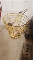 Small Yellow Wire basket