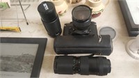 Ricoh KR-10 Super 35mm Camera + Lenses