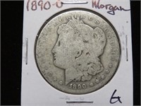1890 O MORGAN SILVER DOLLAR 90% G