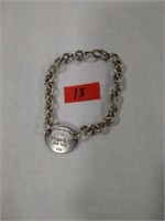 Tiffany & Co sterling Silver 925 Charm Bracelet