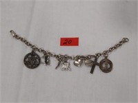 Charm Bracelet Sterling Silver 925