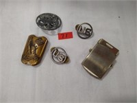 Lot Military Badges buckles Boy Scout clip