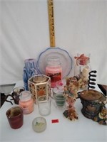 Lot of candles, votives and decor