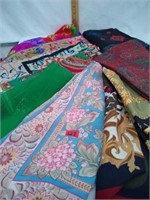 Lot of assorted scarves as shown