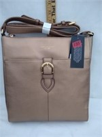 NWT Tignanello gold leather purse