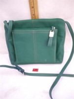 Tignanelli leather green purse