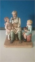 The toymaker by Norman Rockwell porcelain figure