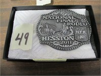 2011 Heston National Finals Rodeo Belt Buckle
