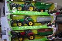 3 stk. traktor-legesæt m/vogn
