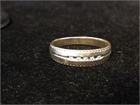 10k Gold Wedding Band/Ring w/Gemstones