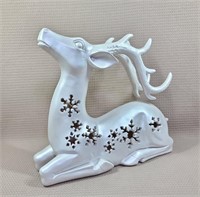 Ceramic (?) Holiday Lighted Reindeer