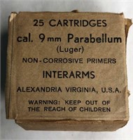 Interarms 9mm col Parabellum Luger full box