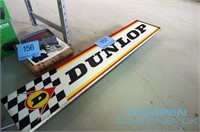 Lysskilt m/Dunlop logo LED 12V, 122x25cm