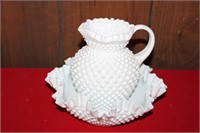 HOBNAIL PITCHER & BOWL