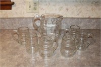 PITCHER & GLASS SET