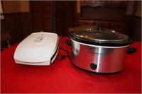 GEORGE FOREMAN & CROCK POT