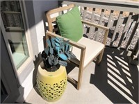 4PC PATIO CHAIR & END TABLE