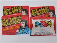 4 PACK OF ELVIS CARDS 1978