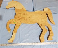WOODEN HORSE CUT OUT