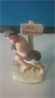 Norman Rockwell no swimming figure 4 in tall