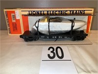 LIONEL 6-16661 LIONEL FLATCAR W/ OPERATING BOXCAR