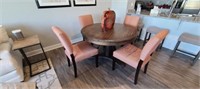 5PC-DINING TABLE W/4-CHAIRS