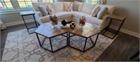 4PC-COFFEE TABLES & SIDE TABLES