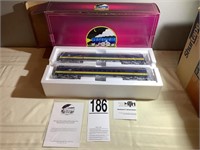 M.T.H. 20-69256 2-CAR 70' STEAMLINED BAGGAGE/COACH