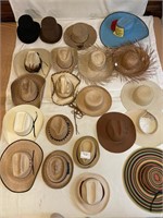 Group: Cowboy & Straw Hats