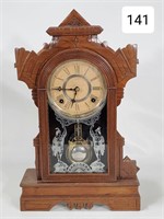 Fancy Walnut Victorian Shelf Clock