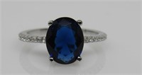 4.3 ct Sapphire Solitaire Ring