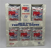 1992-1993 Pro Set Football Cards NFL Series II